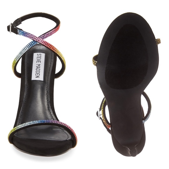 Steve Madden Festive Ankle Strap Stiletto Sandal - Picture 4 of 10